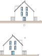 Ansicht Osten-Westen - Reihenmittelhaus in Rosdorf, 6 Zimmer