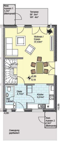 ReihenENDhaus (3) in Rosdorf, 6 Zimmer, 37124 Rosdorf, Reihenendhaus