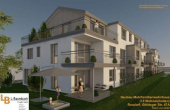 Ansicht Süd-West - Schöne 4-Zimmer-Whg mit 2 PKW-Einstellplätzen, PV-Solar für die Wärmepumpen in Rosdorf, Göttinger Str. 47 a