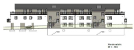 Ansicht Norden - Große Dachterrasse, 3-Zi-Wohnung 2 PKW-Stp, PV-Solar für die Wärmepumpen in Rosdorf, Göttinger Str. 47 a